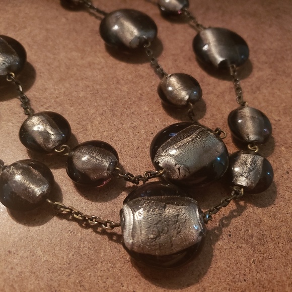 Cold water creek brown stone necklace set - Picture 2 of 3